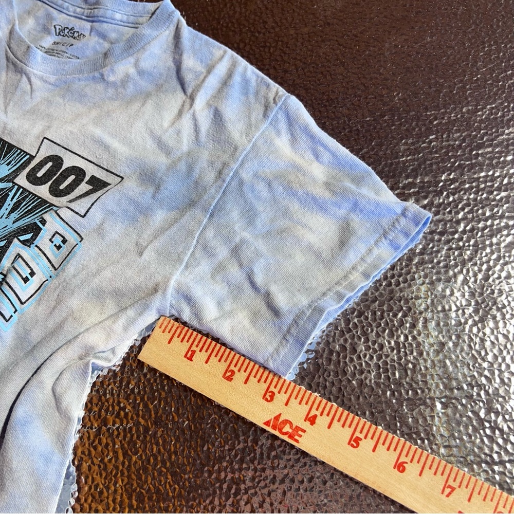Pokemon Squirtle Tees Tshirt Youth Small Blue Tie Dye - Picture 4 of 5